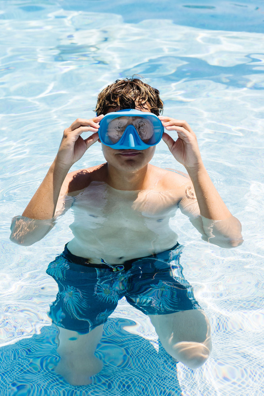 Tie Dye Adult Swim Mask