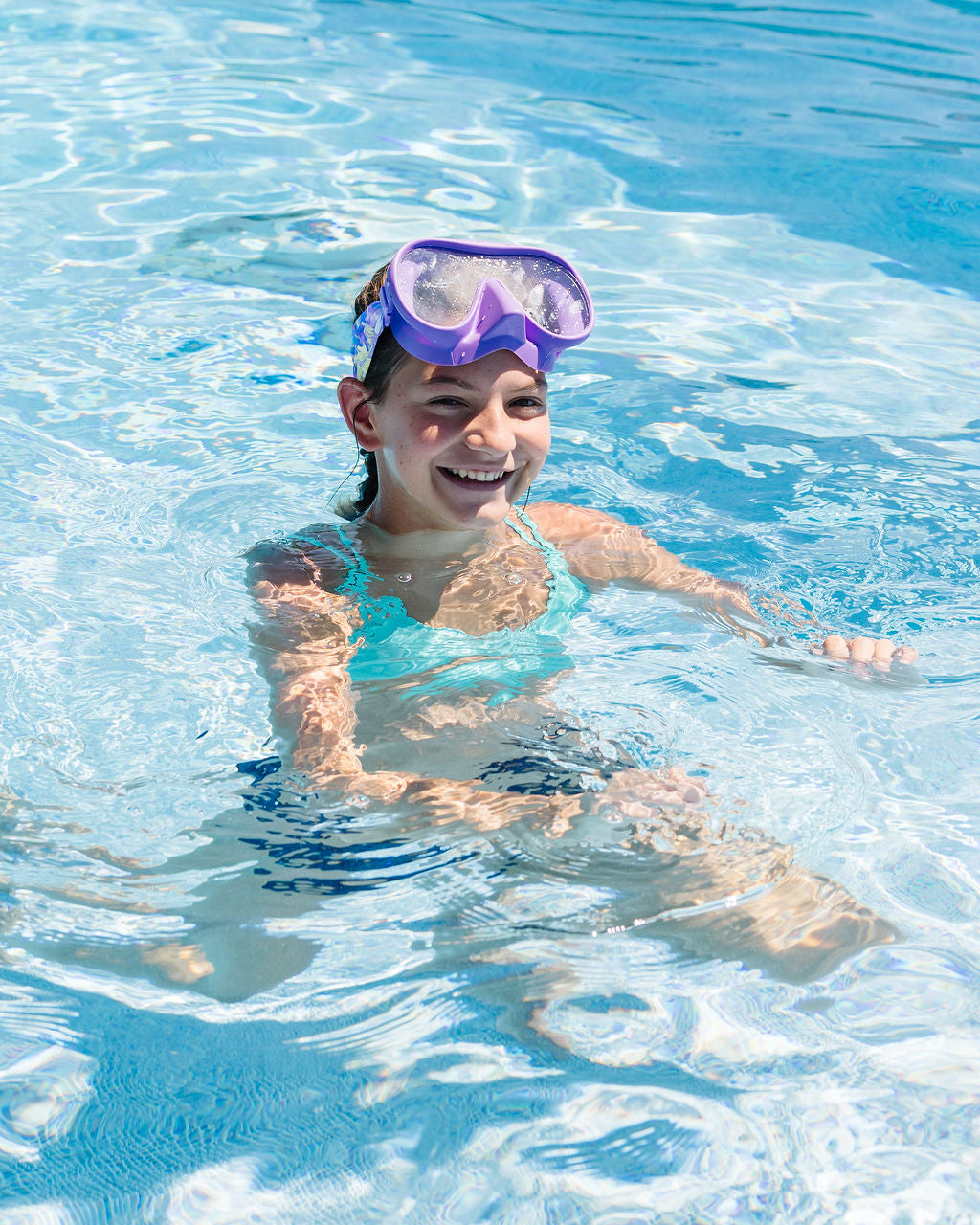 Pastel Swirl Adult Swim Mask