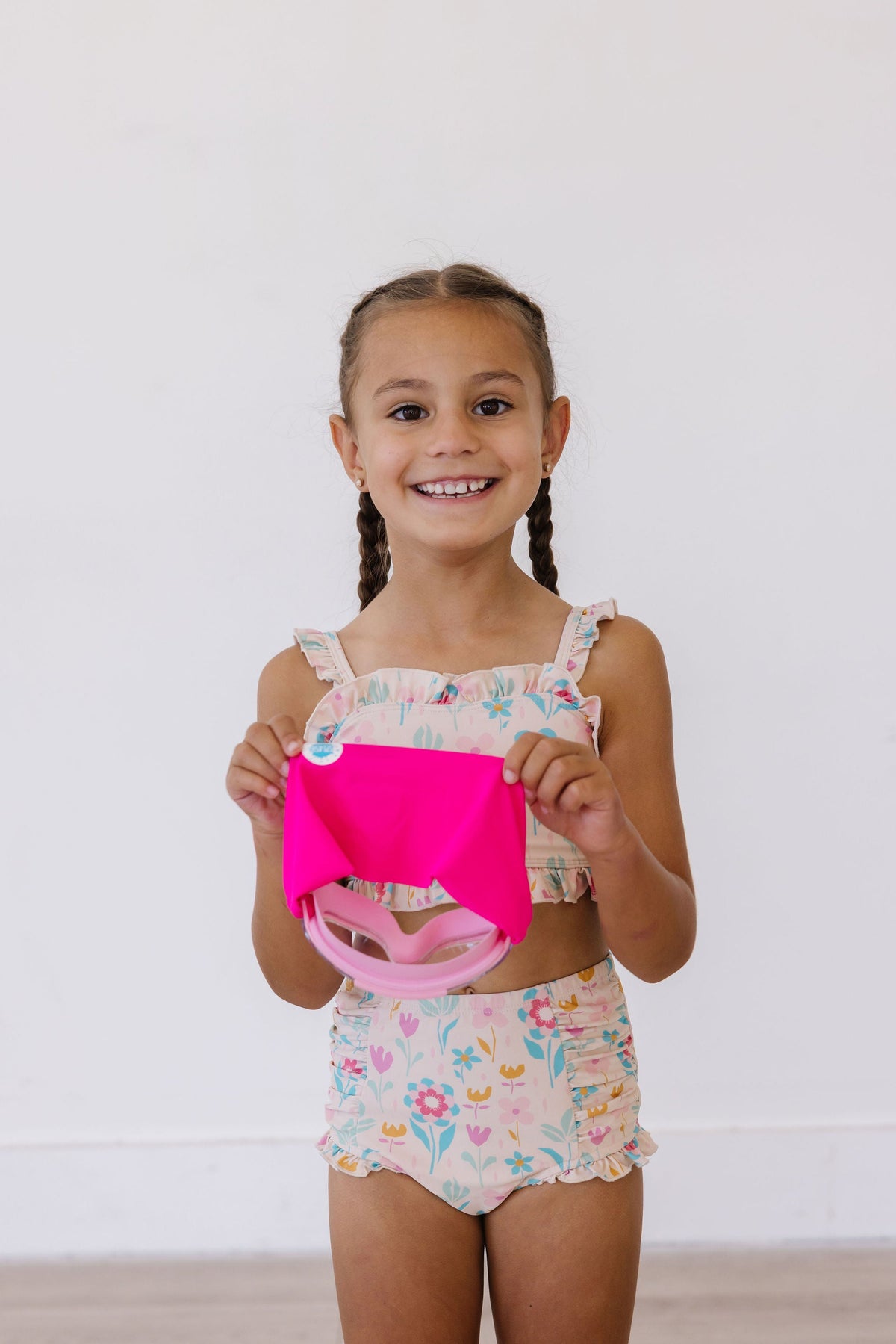 Pretty in Pink Youth Swim Goggle