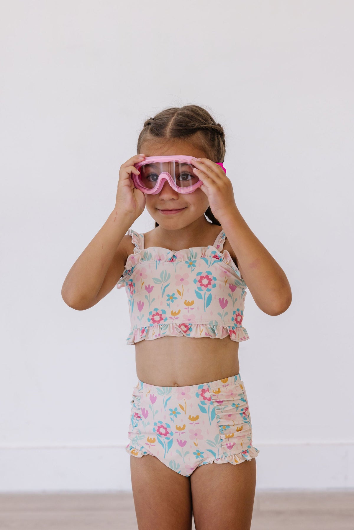 Pretty in Pink Youth Swim Goggle