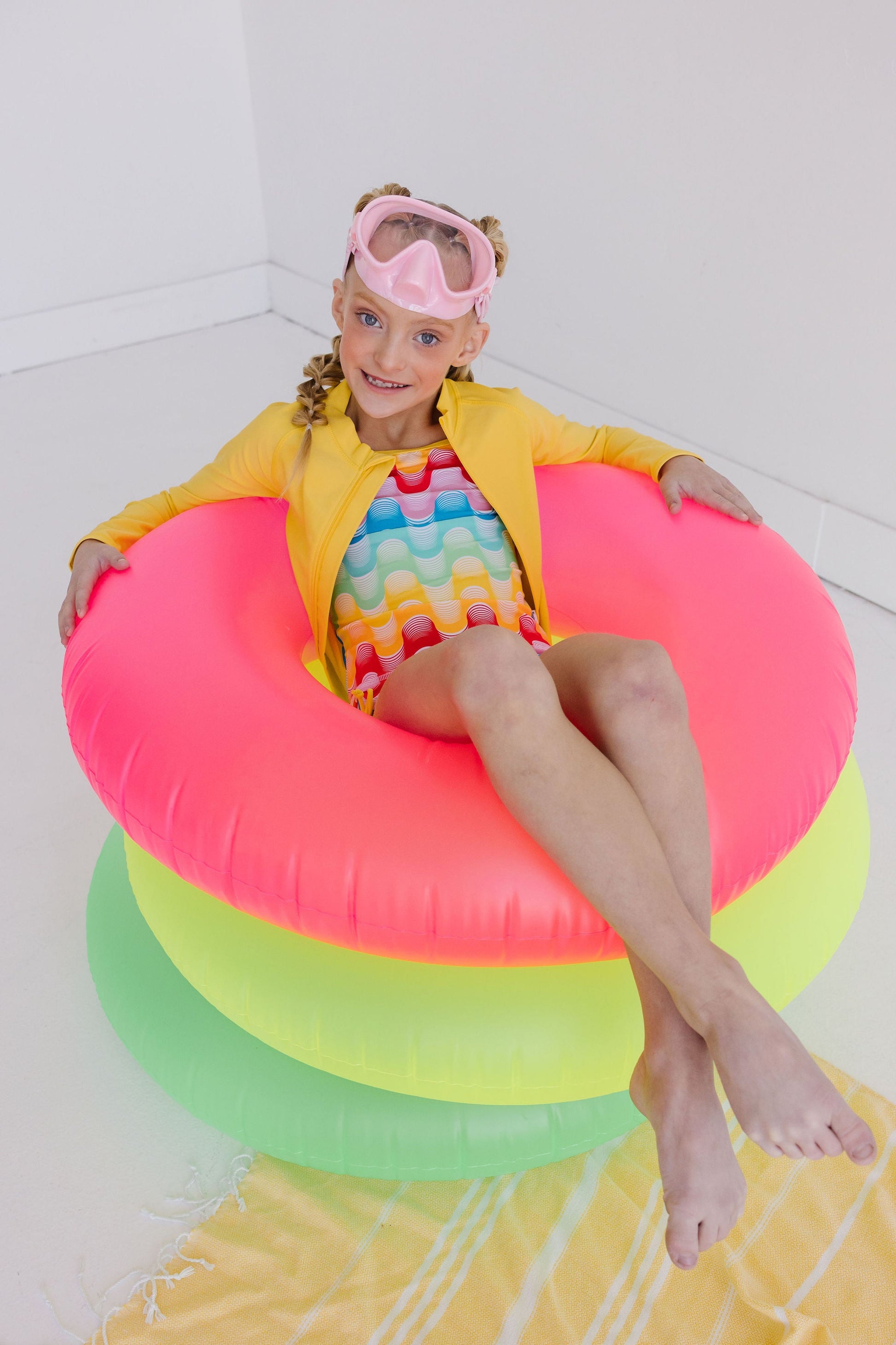 Cherry Charms Youth Swim Mask - Splash Place Swim Goggles