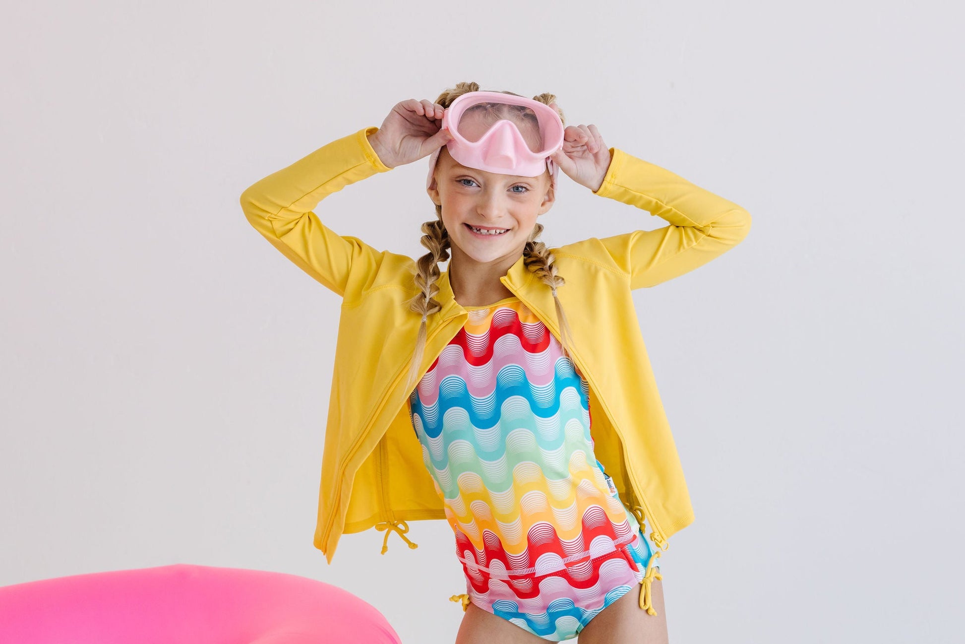 Cherry Charms Youth Swim Mask - Splash Place Swim Goggles