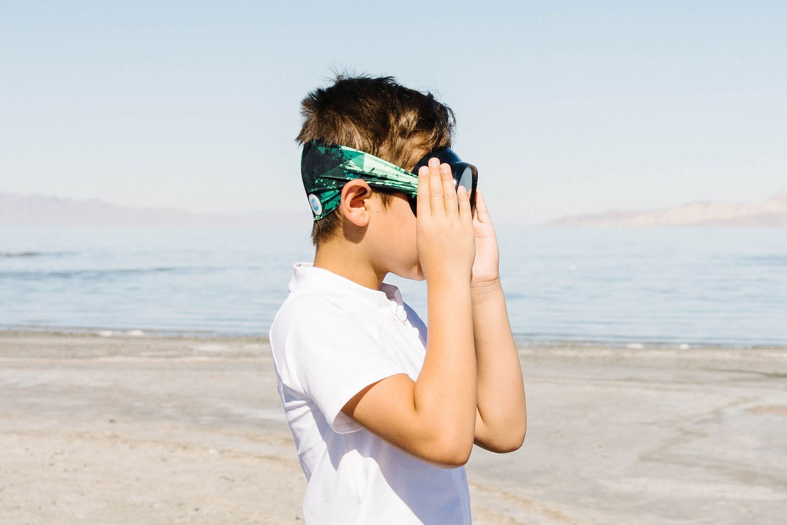 Green Fusion Swim Mask - Splash Place Swim Goggles