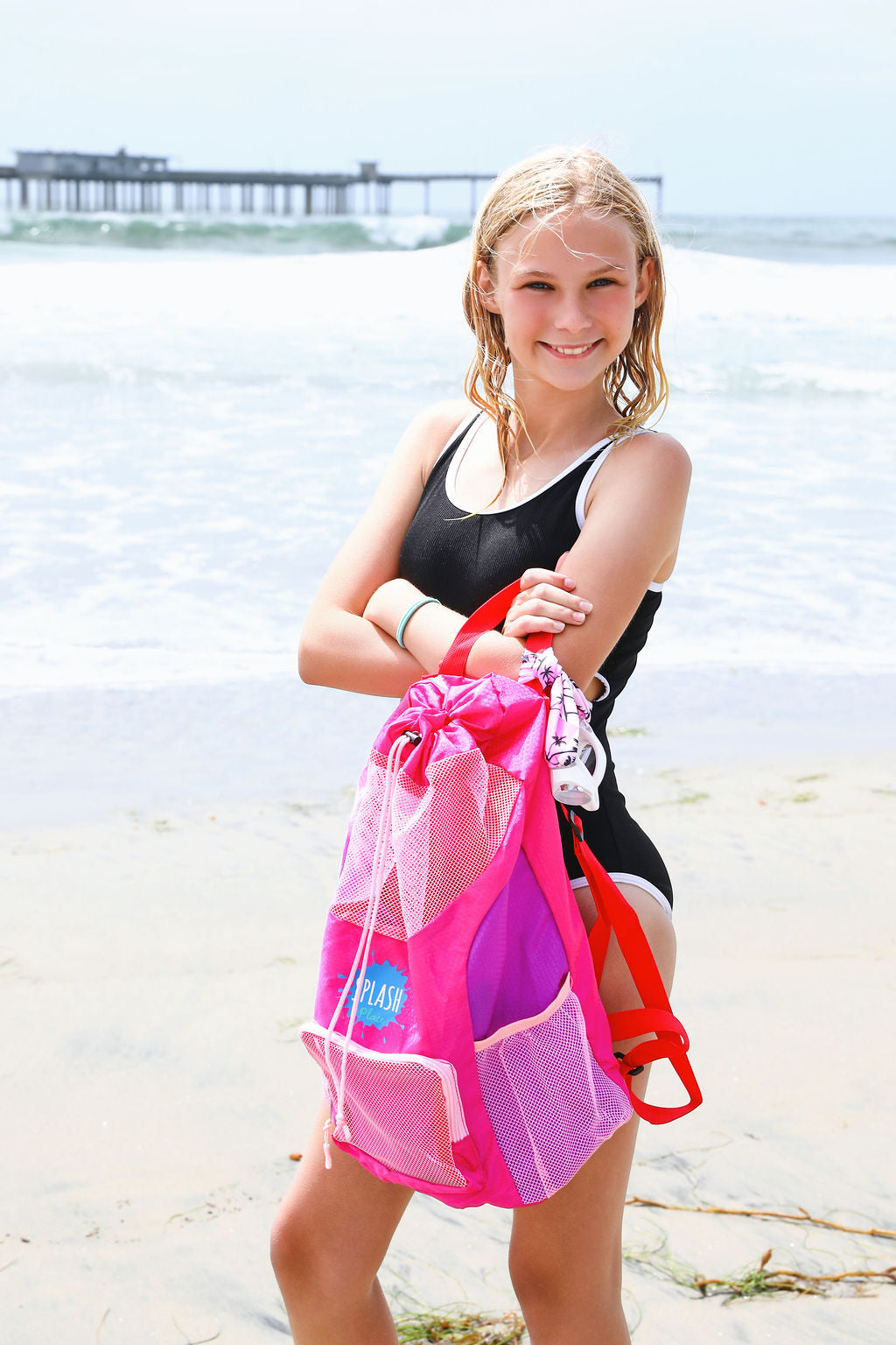 Pink Swim Backpack