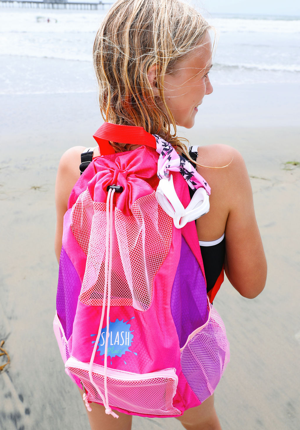 Pink Swim Backpack