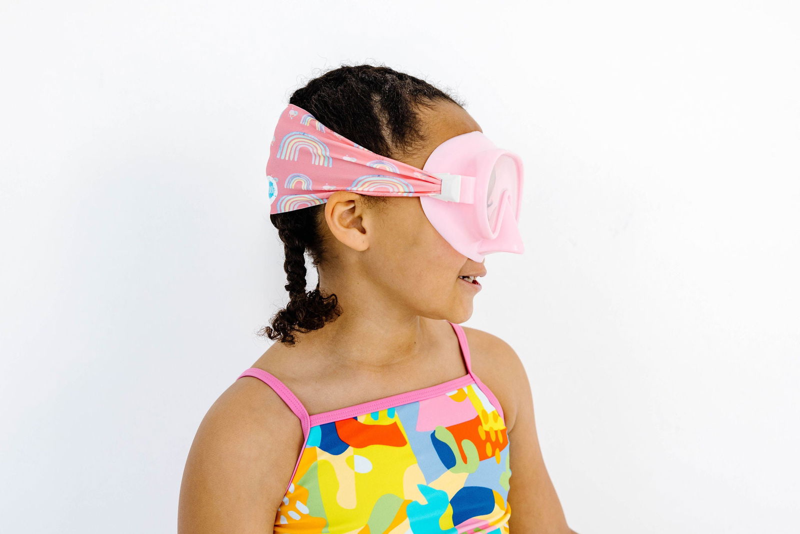 Over The Rainbow Swim Mask - Splash Place Swim Goggles