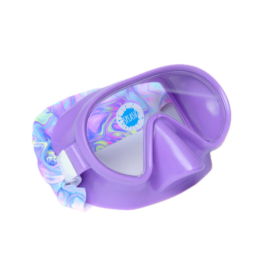 Pastel Swirl Swim Mask