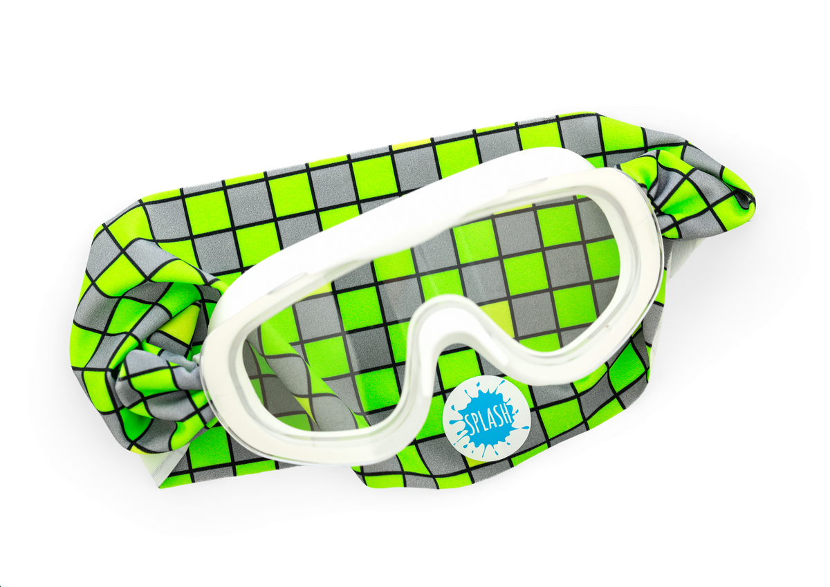 Neon Checker Youth Goggle